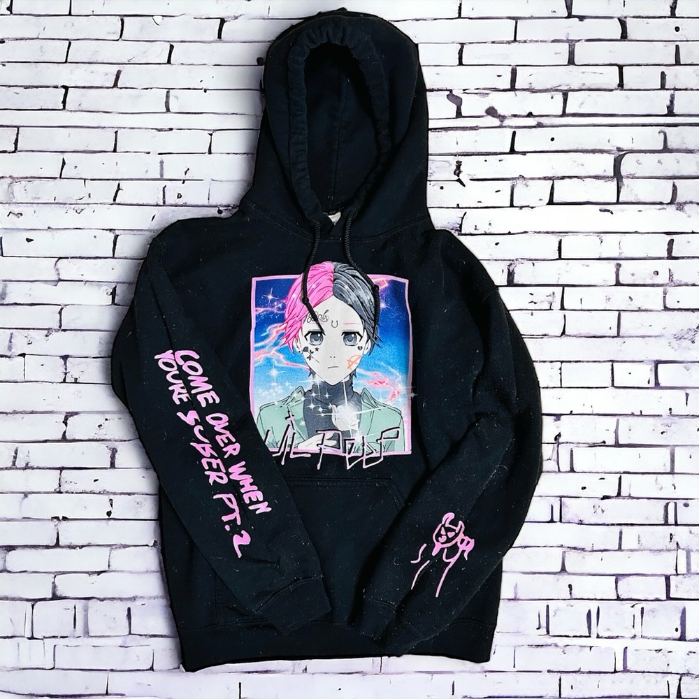 Lil Peep Come Over When You’re Sober Pt. 2 Hoodie | Black | Unisex Size Small